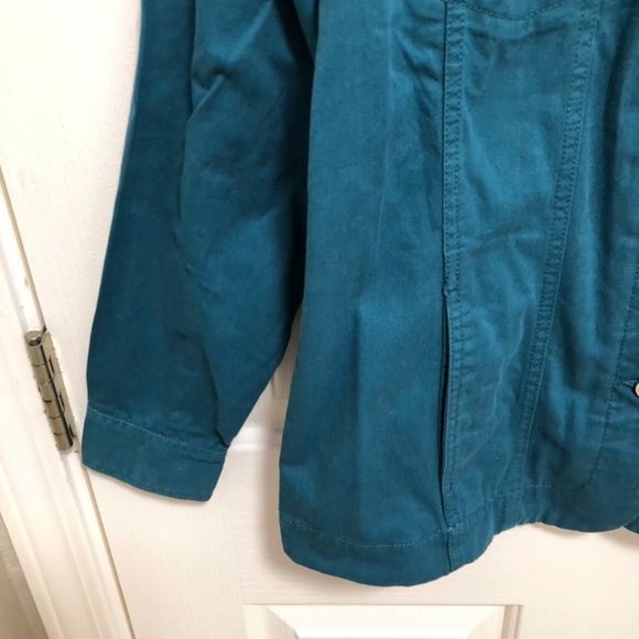 NWOT - Teal Jean Jacket with Straight Bottom - Picture 5 of 16